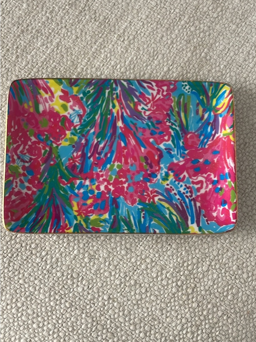 Lilly Pulitzer Rectangular Trinket Tray